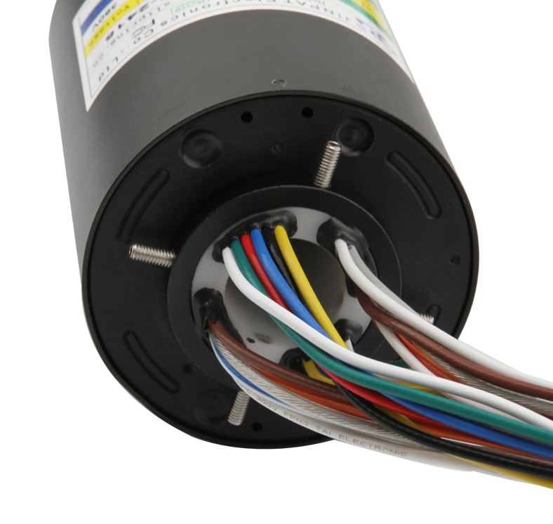 Through Hole Slip Ring 24 Circuit 15a 240VAC