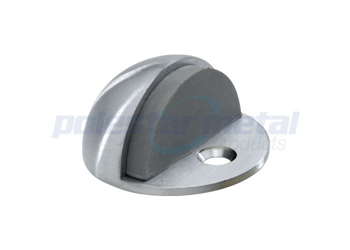 Polished Brass Decorative Door Hardware Low Profile Commercial Door Stop 1"