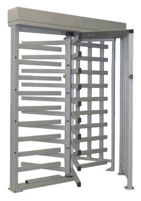 Pedestrian Full Height Access Control Turnstile Gate With PC Control
