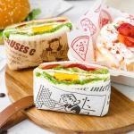 CMYK SGS Recycled Cheeseburger Wrapping Paper Gravure Printing