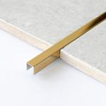 10mm Height 201 Stainless Steel Floor Edge Trim Strips ODM For Wall Decoration