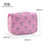 Hanging Large Capacity Digital Printed Folding Makup Organizer Bag