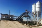 Height 3800mm 2400L Mobile Concrete Batching Plant