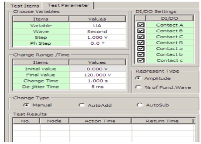 Three Phase Protection Relay Test Equipment LCD Display