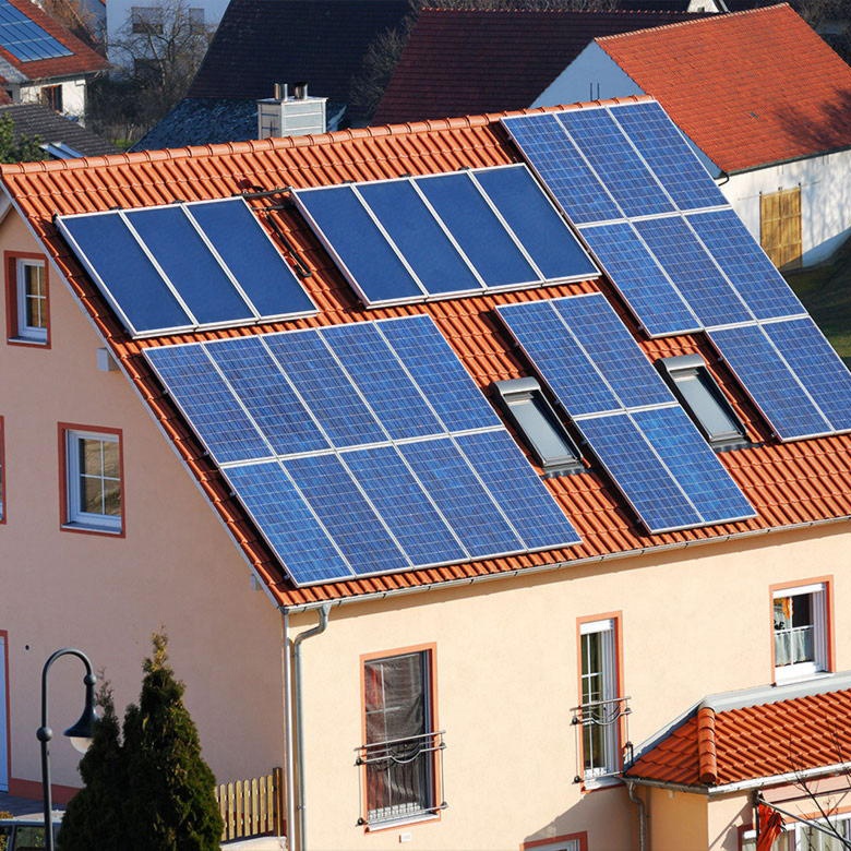 6KW On Grid Solar Energy System MPPT Photovoltaic Home Use System