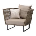 New design outdoor furniture customized garden patio sofa set rope leisure sofa