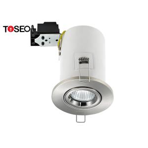 China Recessed Gu10 Fire Rated Downlights Diecasting Aluminium 90mm Cutting wholesale