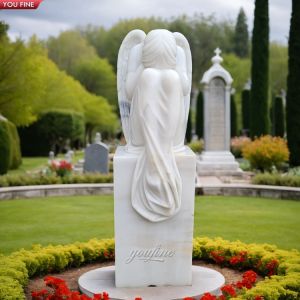 Life Size Western Angel Marble Sculpture