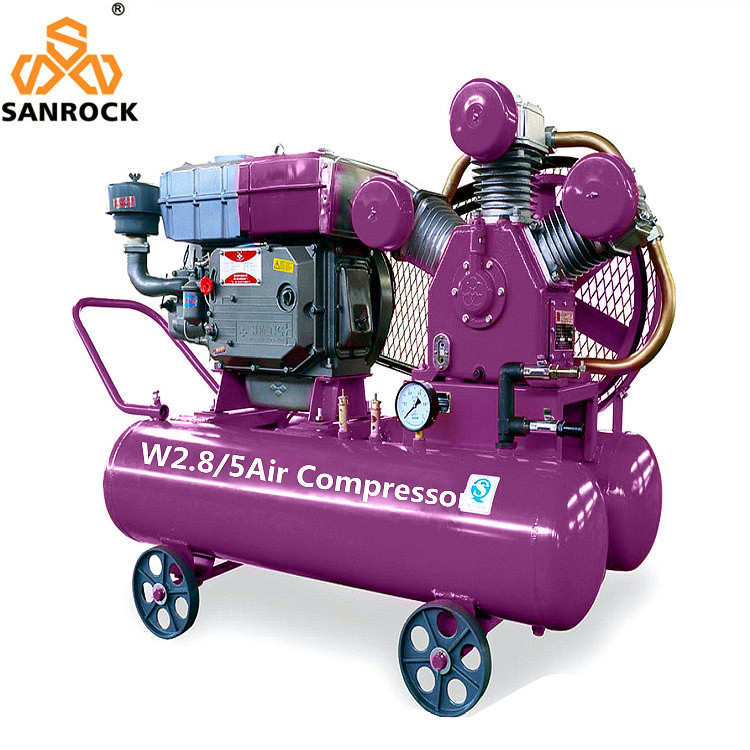 Diesel Air Compressor Mobile Air Compressor Industrial Piston Air Compressor Machine