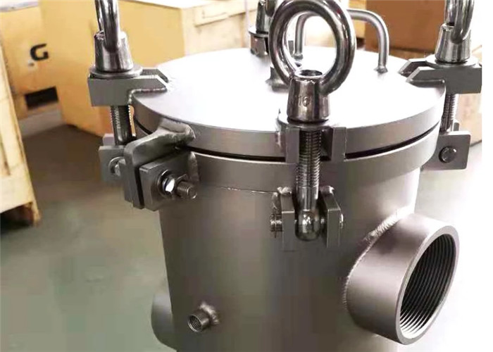 300 PSI High Pressure Filter Housing , Single Bag Filter Housing For Water Purification