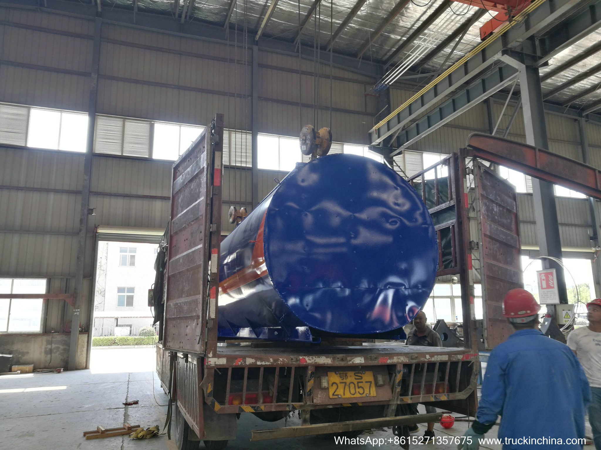 9m3 Hot Asphalt Tank for Tanker Lorry Upper Body WITH BALTUR DIESEL OIL BURNER GEAR PUMP WhsApp:+8615271357675