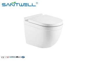 China Fashionable Rimless Wall Hung Toilet European Style For Bathroom 520 * 360 * 410mm wholesale