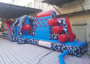 China Floating Blow Up Water Obstacle Course Wind Resistant Easy Assembly wholesale