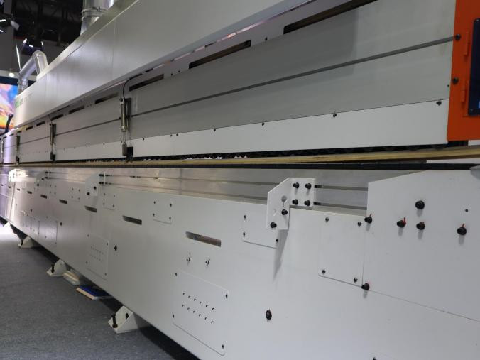 29.97kw HQ523J Edge Banding Machine Fast Gluing Melting System Banding Machines