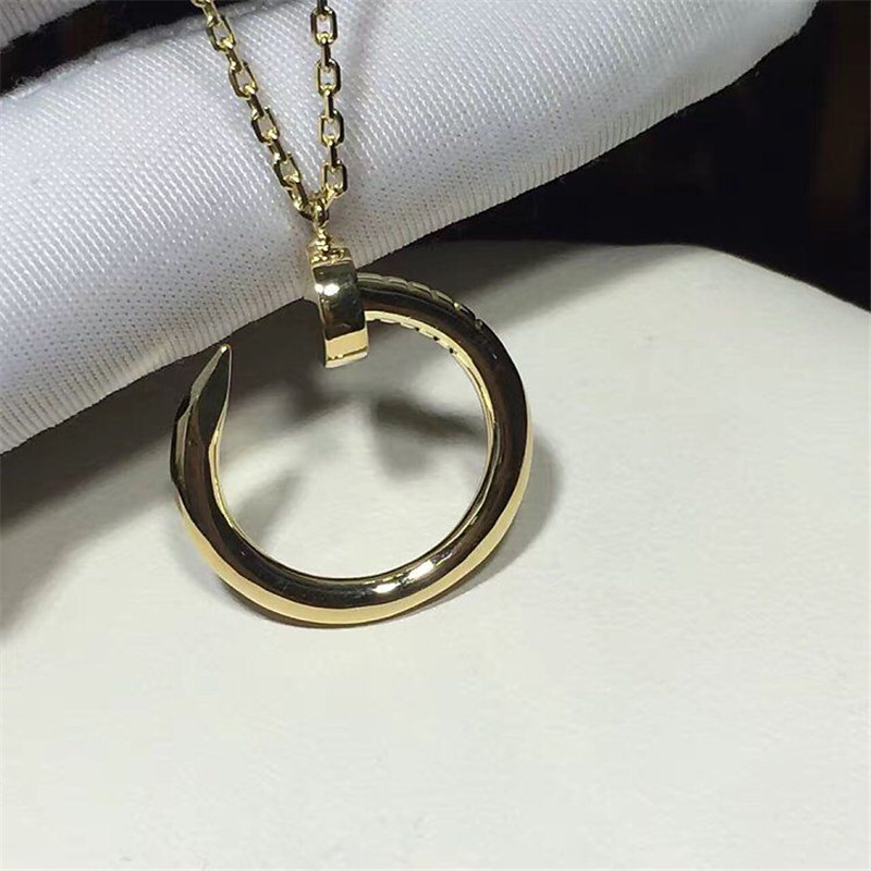 C glossy nail Neckla 18k gold white gold yellow gold rose gold bracelet Jewelry factory in Shenzhen, China