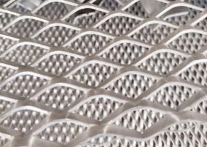 China Expanded 2mm Thickness SWD 36mm Aluminium Diamond Mesh For Outdoor Wall wholesale