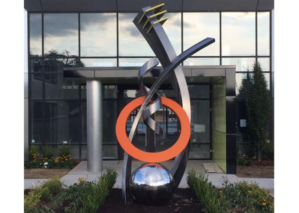 Fine Art Modern Stainless Steel Sculpture Monumental Sculpture 3D Abstract