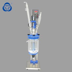 China PTFE Sealing Chemical Glass Reactor , Glass Batch Reactor Industrial Applied wholesale