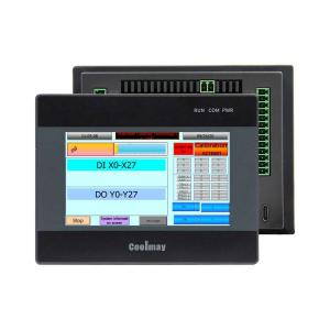 China 12DI 12DO Portrait Display Integrated HMI Panel RS232 Program wholesale