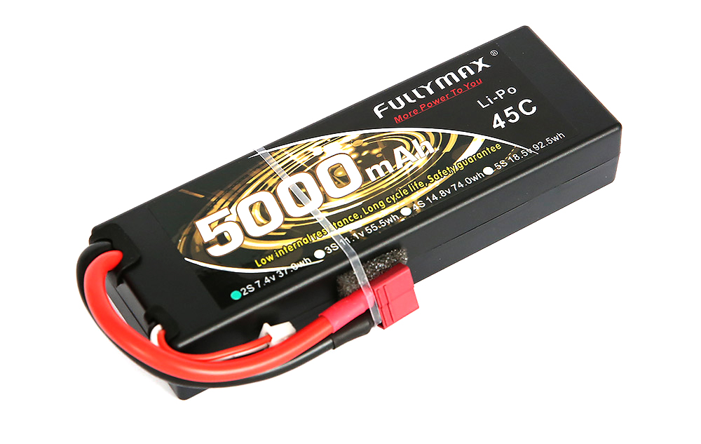 2S Lipo Rc Car Battery 5000mah 45C Lithium Polymer Battery 7.4v