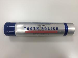 China Silver 108g-D35mm Laminate Tube Toothpaste Tube With Flip Top wholesale
