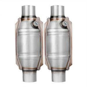 China Overall 11'' Ceramic Universal Catalytic Converter 2.5'' Inlet Outlet 53005 wholesale