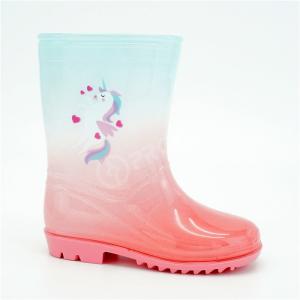 China Anti Skid Mid Length Rain Boots , 28EU Rain Resistant Boots wholesale