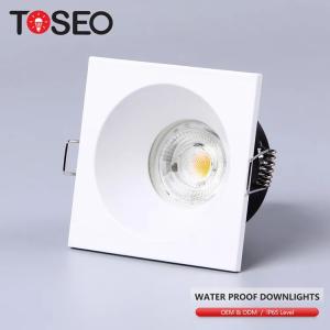 China 85mm Waterproof Recessed Led Downlight Gu10 Anti Glare Square 48V wholesale