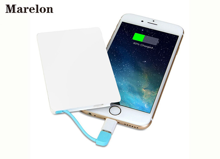 Low Resistance Credit Card Power Bank Portable Mobile Charger Energy Saving
