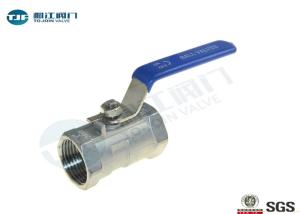 China JIS SUS13 SUS316 Industrial Ball Valve Standard 1 Piece Reduced Port Style wholesale