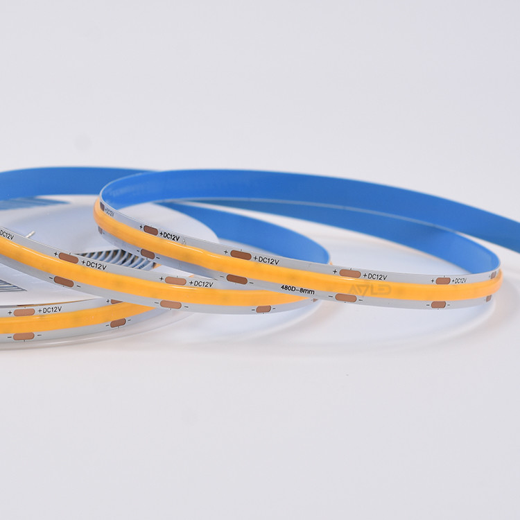COB LED Tape 480LEDs/m 5M Reel to Reel 10W/M CRI90+ LED Strip for Lighting Project