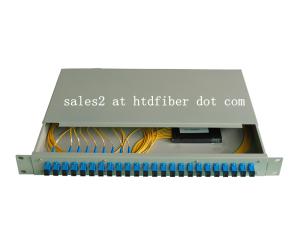 China 1X16 2X16 Fiber Optical PLC Splitter 19'' Rack Sc/APC wholesale