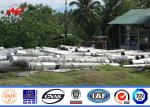 3mm Thickness 40ft 500KG Gr65 Electrical Power Pole , Electrical Transmission