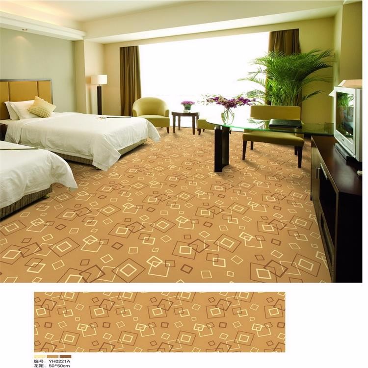 Fireproof printed nylon material home carpet from China