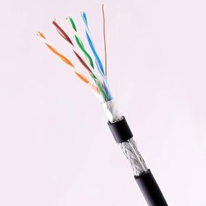 China Outdoor PVC+PE SFTP CAT6 Cable 1000FT 23AWG Solid Copper High Speed Ethernet Cable wholesale