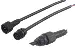 Low Frequency 2 Pins 500mm 50A Waterproof Cable Wire