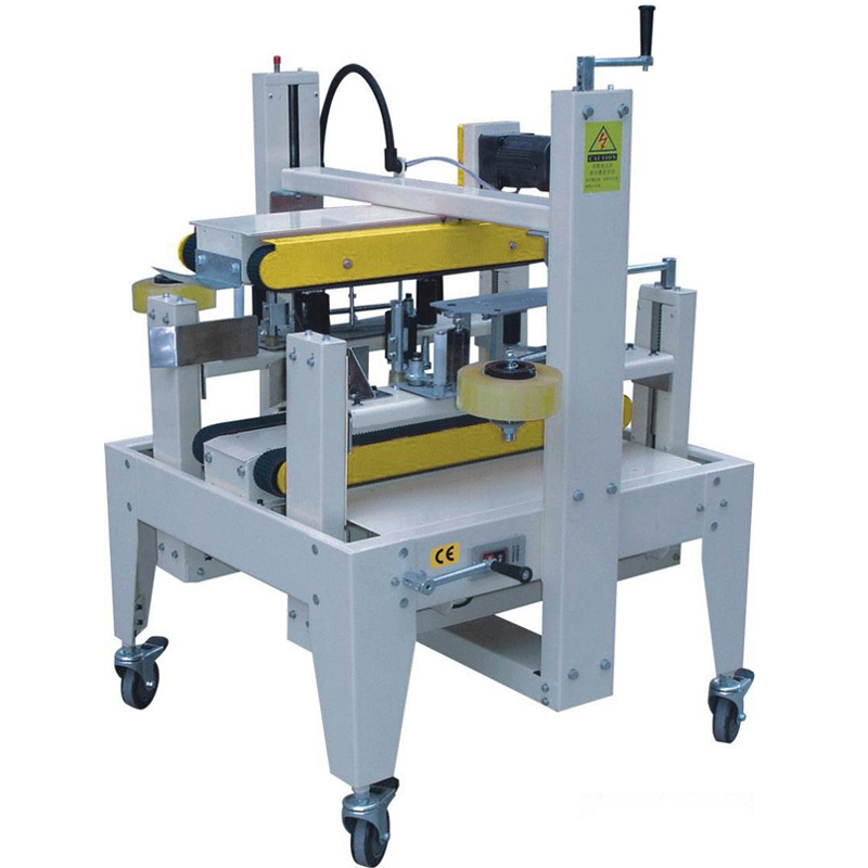 Semi Automatic Carton Sealing Machine Upper And Lower Tape OEM