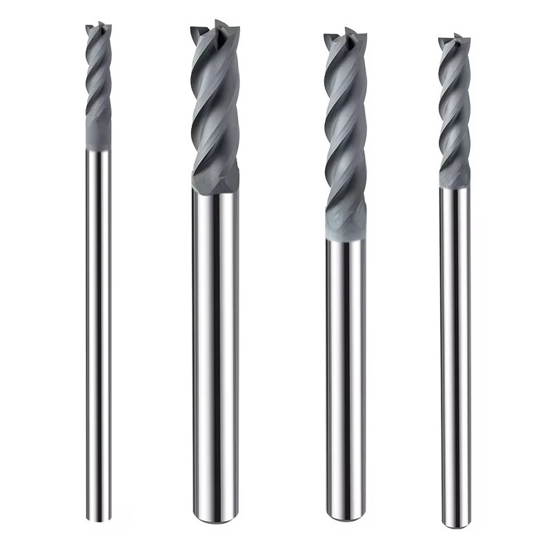 Carbide Graphite Endmill Diamond Coating Milling Cutter for Graphite Carbon Fiber Ceramic