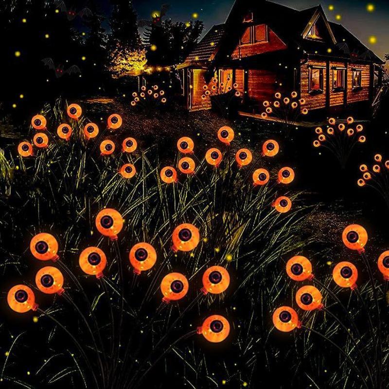 Outdoor Garden Glow LED Solar Eyeball Light for Halloween Christmas Decorative String