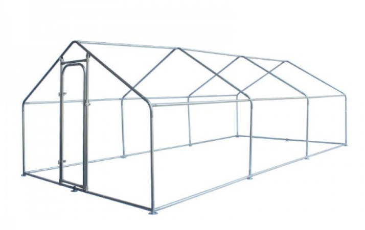 6Lx3Wx2H m Chicken Run Coop/ Animal Run/Chicken House/Pet House/Outdoor Exercise Cage Coop for Hen Poultry Dog Rabbit