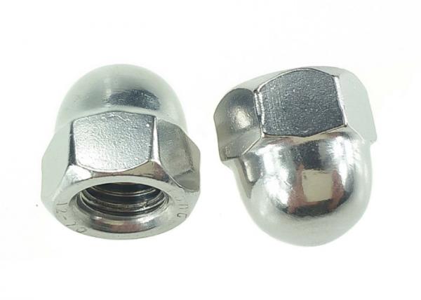 Quality M4 to M24 Carbon Steel Hex Domed Cap Nut DIN 1587 Grade 5 Zinc Plated for sale