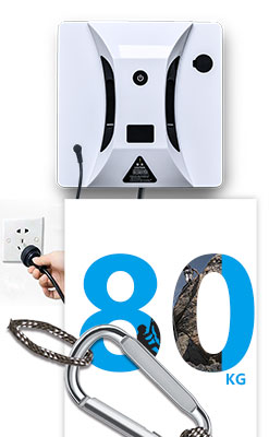 AC110-240V Household Smart Spray Robot Window Washer with Remote Control US Plug Type
