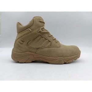 China Mens Suede Work Boots Brown Lightweight Desert Hiking Boots Outdoor wholesale