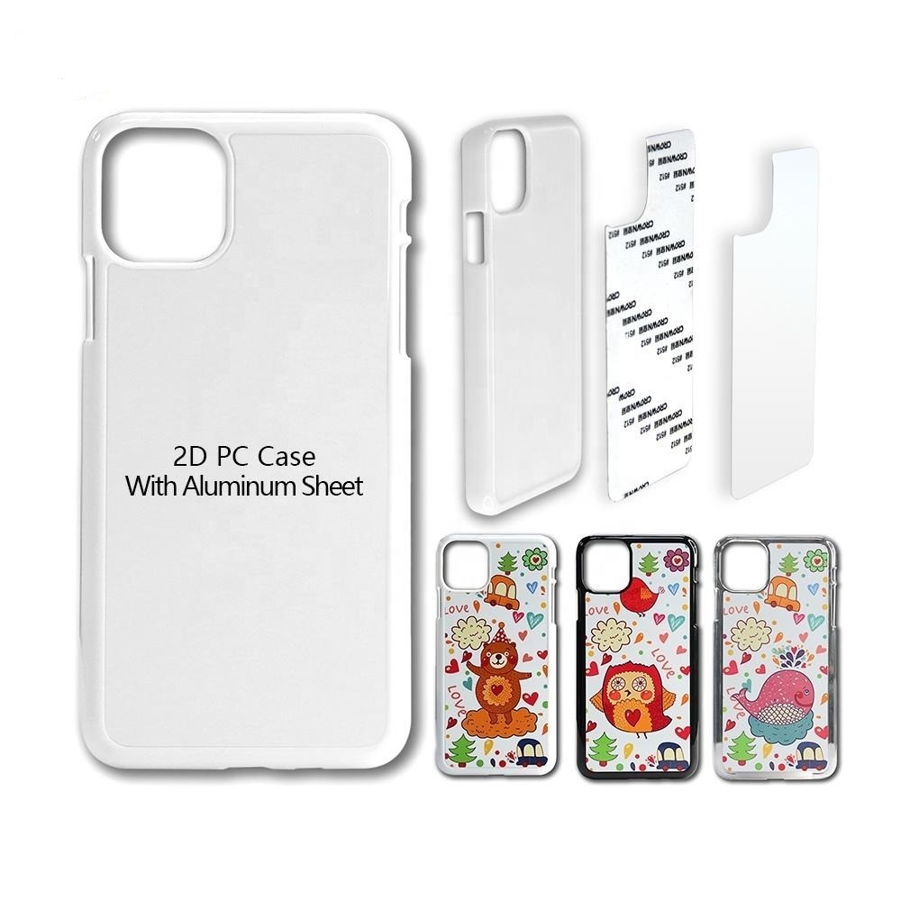 Custom Printing Sublimation Phone Cases For Iphone 16 15 Pro Max Sublimation Blank 2D PC Case With Aluminum Plate