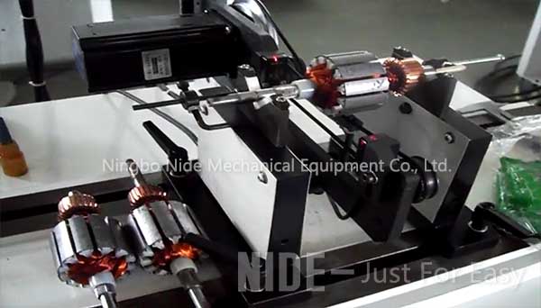 rotor balancing tesing station armature balancing table