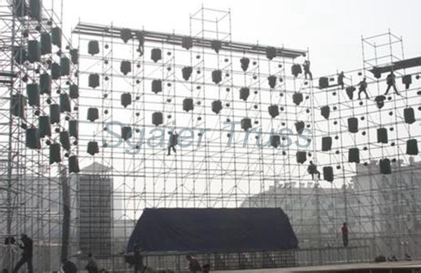 1m Outdoor Scaffolding Layer Truss For Hanging Sound Speaker