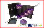 Handmade Round Gift Packaging Boxes , Revolving Embossed Gift Box