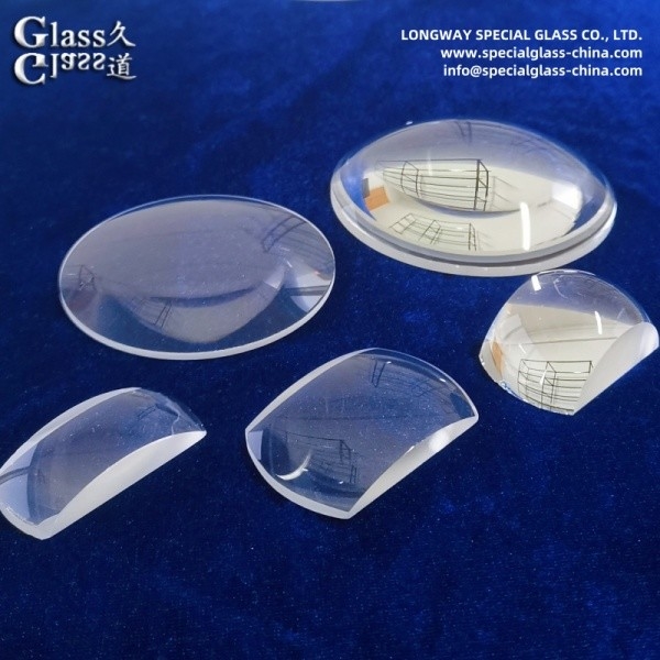 Resisting Heat Shock Borosilicate Glass Bi Convex Lens For Scientific Research