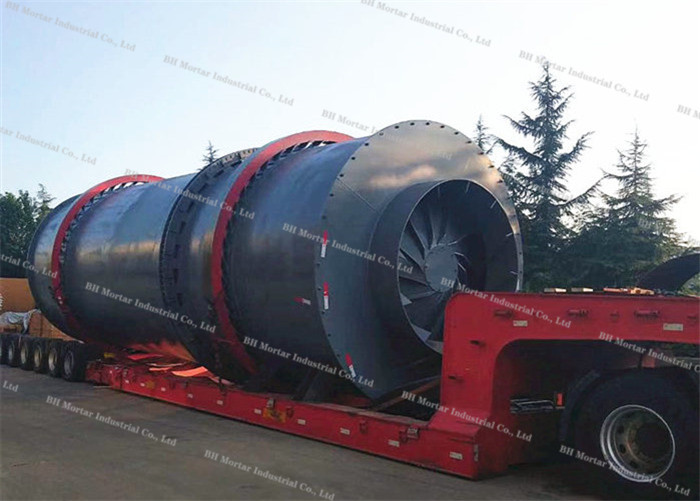 Reliable Three Cylinder Rotary Sand Drying Equipment With Self Insulation Feature
