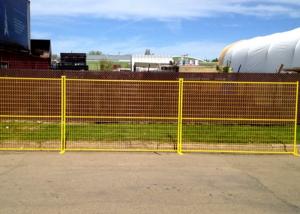China Outdoor Temporary Construction Fence Panels 6M Length PVC Coated wholesale